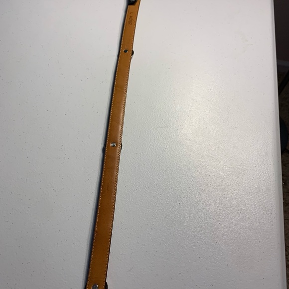 Vintage Brighton brown Leather Belt Silver‑Tone Buckle/Tip-Size 33 (Fits 32–34) - Picture 12 of 12